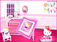 غرفة مرحبا كيتي لعبة